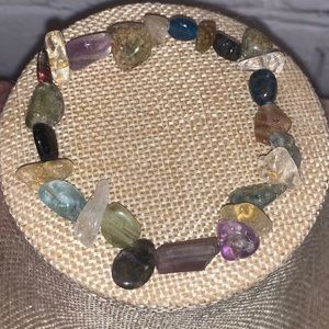 🎓 Multi Colored Stone Stretchy Bracelet